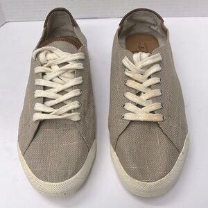 G.H. Bass & Co. Sandy Espadrilles Women's Tan Casual Shoes With Brown Trim -US9M